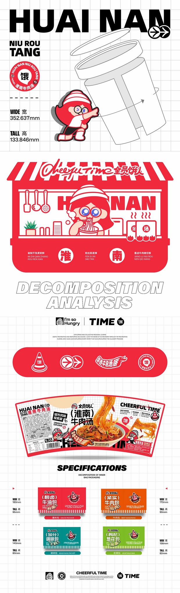 全员饿人×同道 速食品牌设计&IP