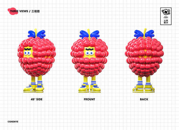 Fruit Planet水果星球卡通形象