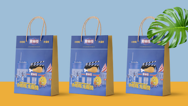 炸鸡品牌/c4d吉祥物ip设计