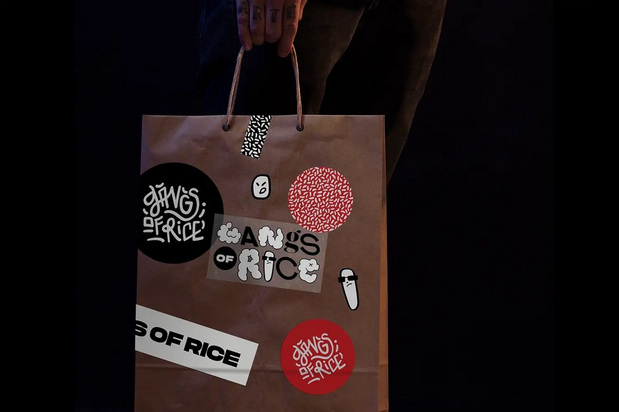 手绘风格的餐饮品牌VI设计