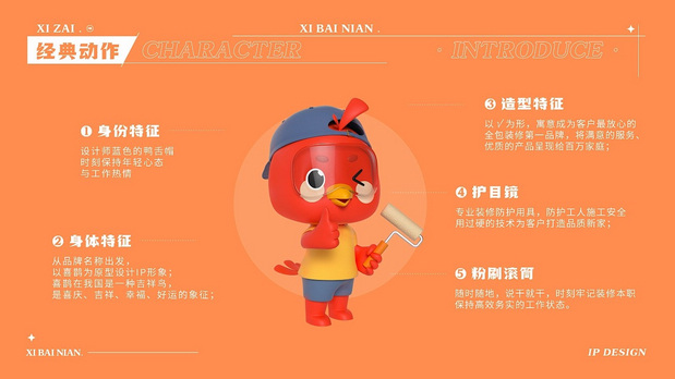 喜百年装饰IP形象设计