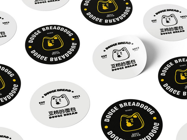 嗷呜豆格的面VI品牌视觉设计