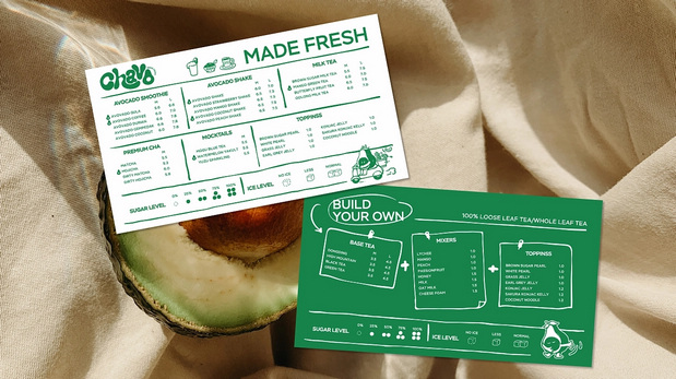 新加坡果茶Chavo品牌设计