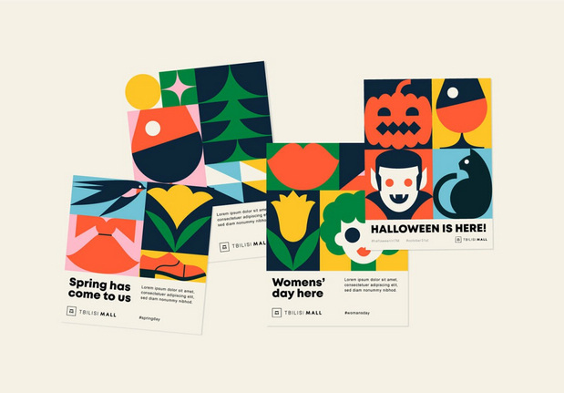 多彩色的搭配更显年轻时尚