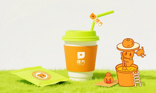 橙方茶饮品牌全案品牌设计