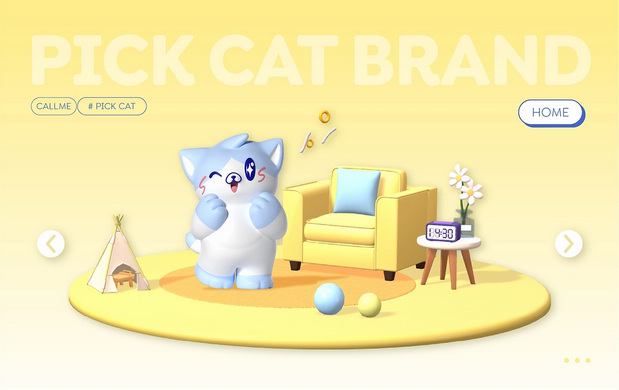 拾货猫，生活家具品牌IP设计