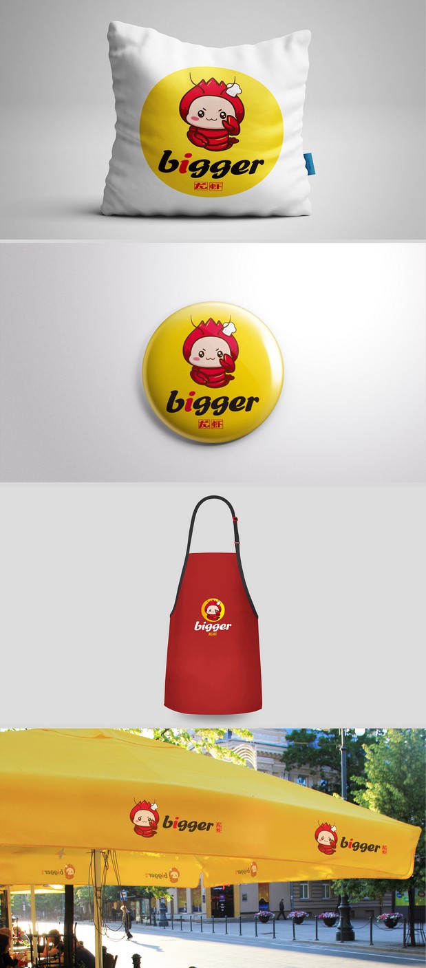 餐饮品牌|bigger龙虾品牌设计