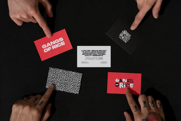 手绘风格的餐饮品牌VI设计