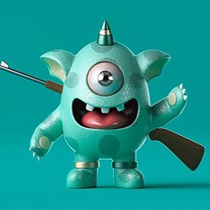 3D卡通IP形象怪物星球系列 /><img fetchpriority=