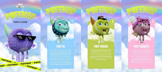 可爱怪物卡通插图角色C4D渲染