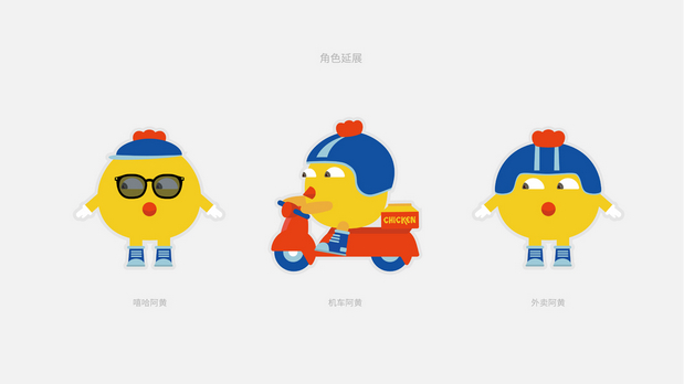 炸鸡品牌/c4d吉祥物ip设计