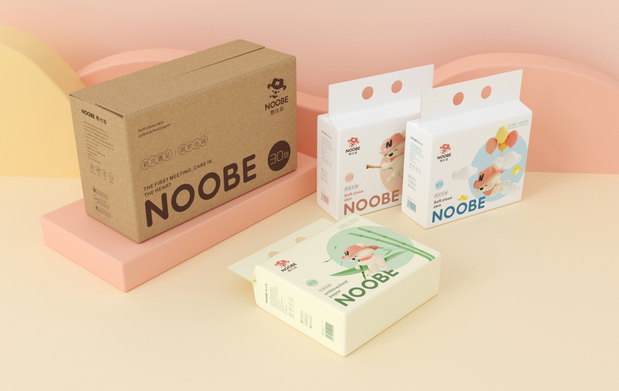 NOOBE 母婴纸巾品牌IP