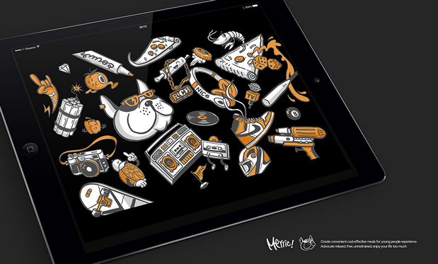 美瑞客披萨品牌设计