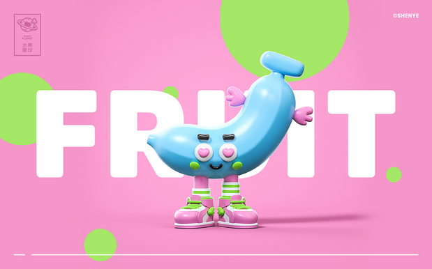 Fruit Planet水果星球卡通形象