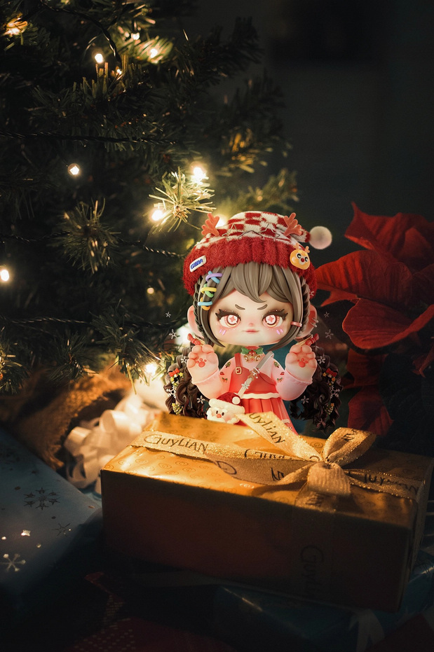 Aimee提前来过圣诞啦