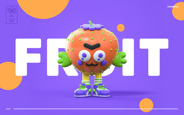Fruit Planet水果星球卡通形象