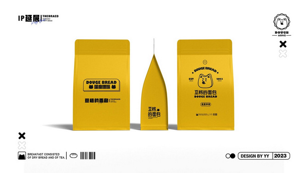 嗷呜豆格的面VI品牌视觉设计