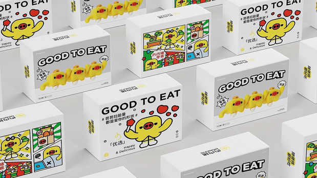 内内猪零食品牌设计