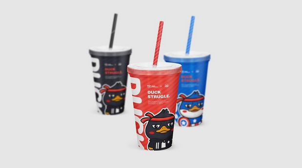 奋斗鸭Duck卡通形象设计