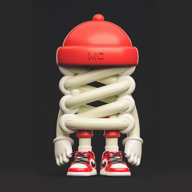 C4D卡通建模3D图像建模