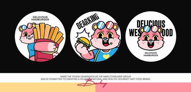 BEARKING 汉堡品牌设计