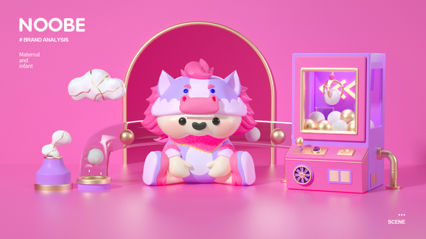 NOOBE 母婴纸巾品牌IP