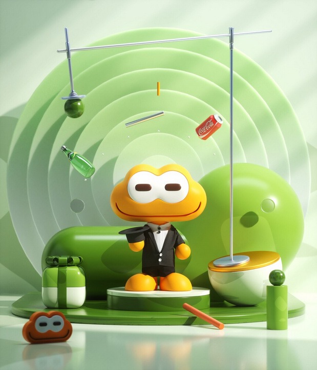 阿里巴巴卡通片角色设计动物