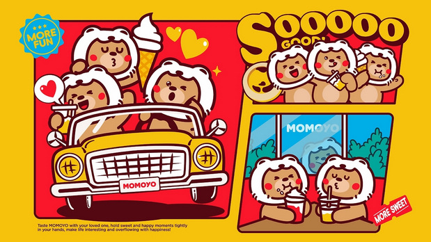 MOMOYO⼀杯捧在手心的多巴胺