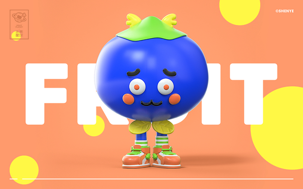 Fruit Planet水果星球卡通形象