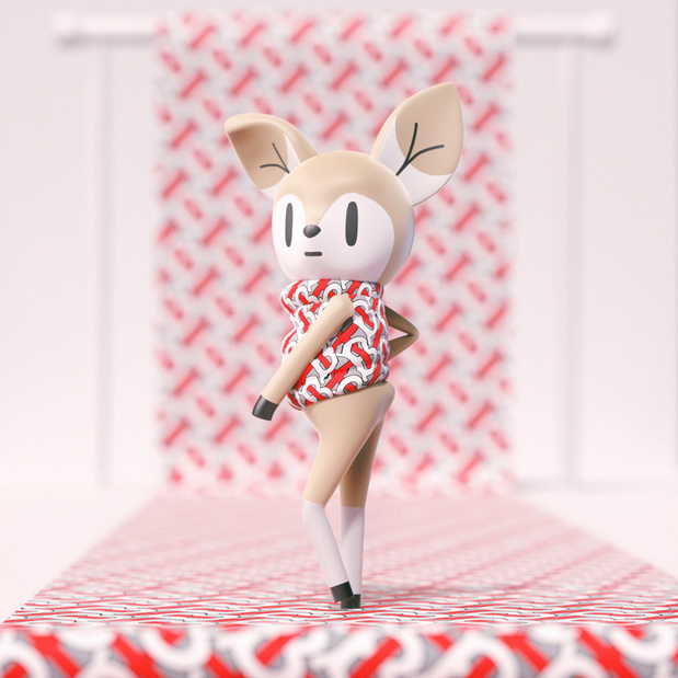 BURBERRY的小鹿“POP”