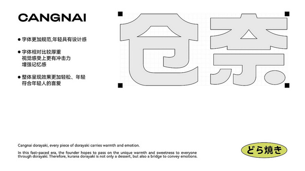 仓奈铜锣烧品牌vi全案设计