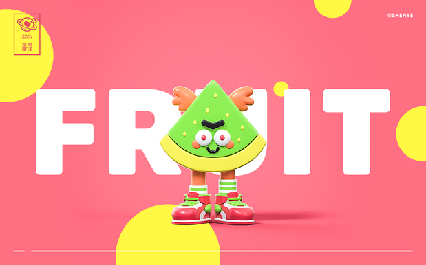 Fruit Planet水果星球卡通形象