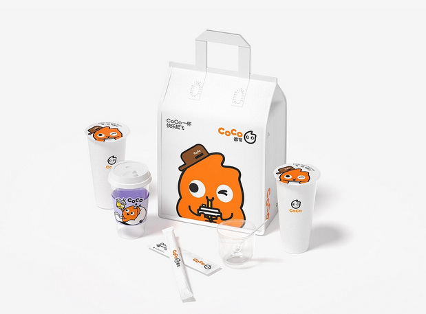 CoCo都可奶茶品牌形象