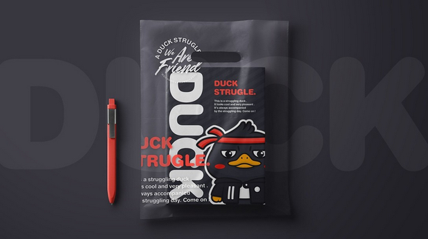 奋斗鸭Duck卡通形象设计