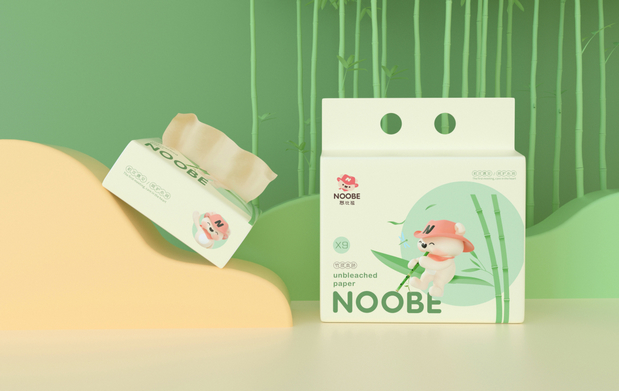 NOOBE 母婴纸巾品牌IP
