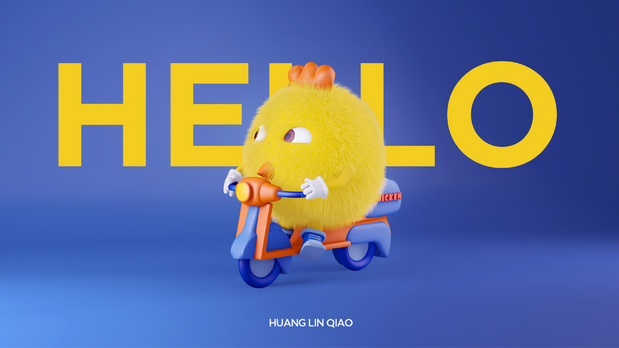 炸鸡品牌/c4d吉祥物ip设计