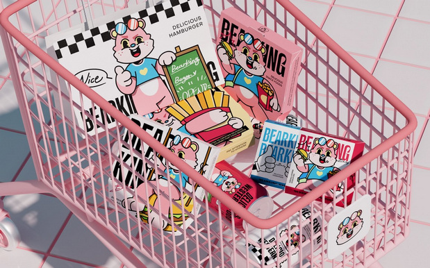 快餐美食汉堡薯条食品品牌设计