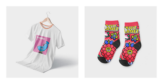 Fruit Planet水果星球卡通形象