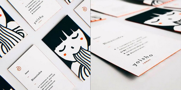 手绘风格的餐饮品牌VI设计