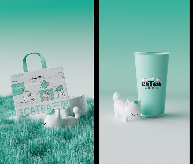 三喵制茶×灵感兽