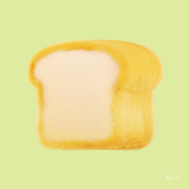 毛绒绒可爱食物材料模型