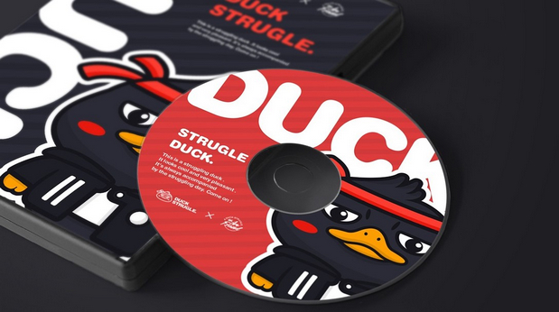 奋斗鸭Duck卡通形象设计