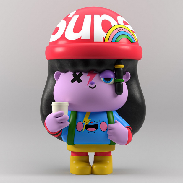 C4D卡通建模3D图像建模