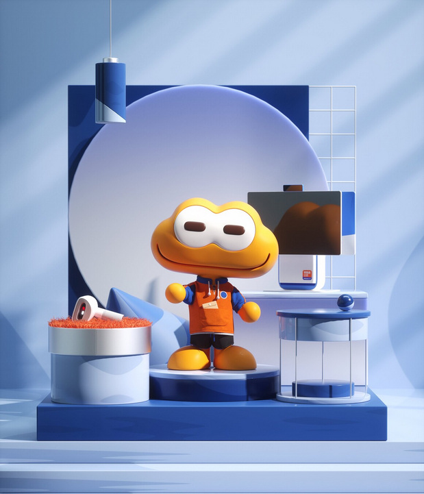 阿里巴巴卡通片角色设计动物