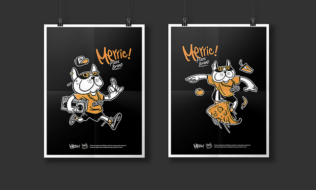 美瑞客披萨品牌设计