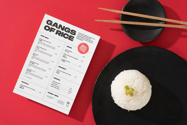 手绘风格的餐饮品牌VI设计