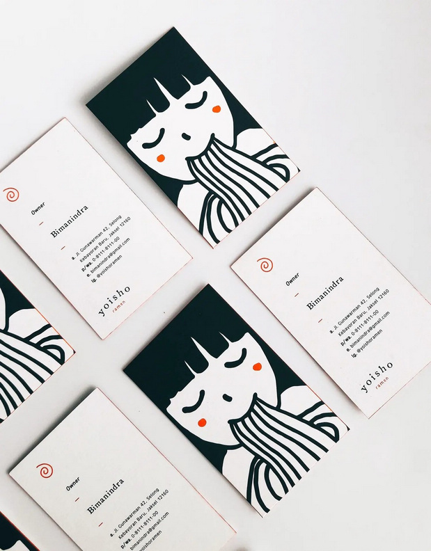 手绘风格的餐饮品牌VI设计