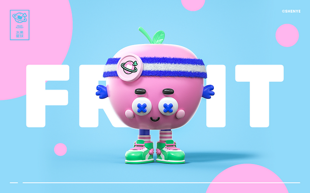 Fruit Planet水果星球卡通形象