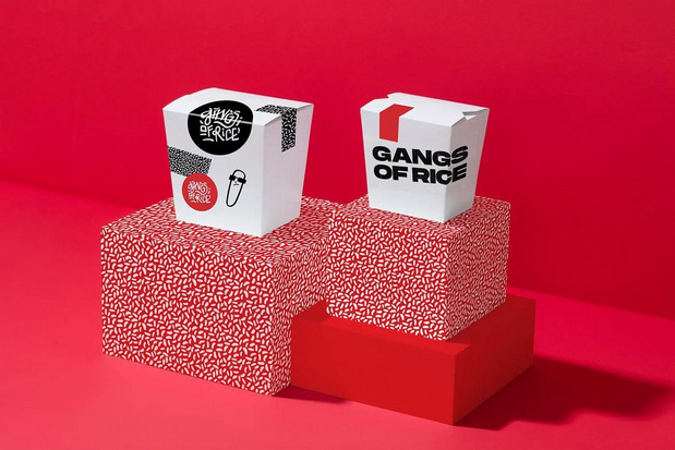 手绘风格的餐饮品牌VI设计