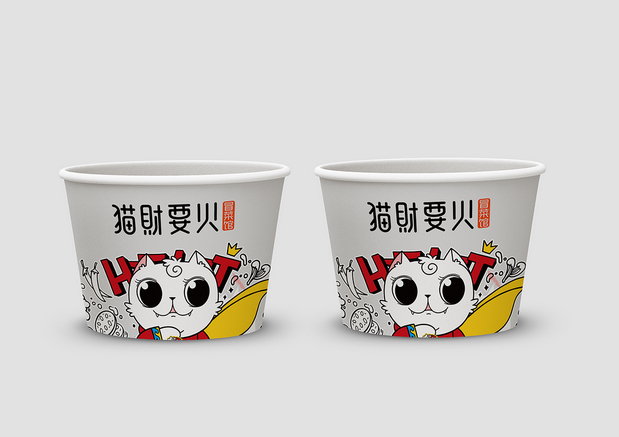 猫财要火冒菜馆形象设计
